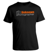 Image of Unknown Photographer Logo Black T-shirt