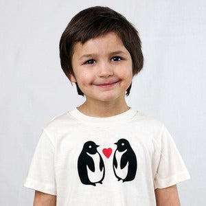 Image of Penguin Short Sleeve Organic Onesie/Tee