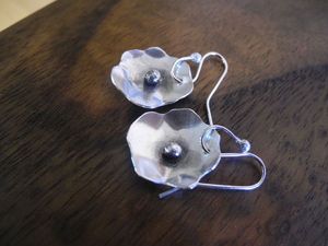 Image of Sterling Flower Earrings