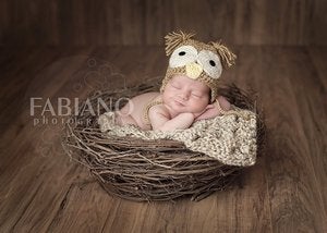 Image of Organic Realistic Birds Nest Photo Prop-Material option B