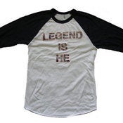 Image of Legend Is He - Raglan Baseball T-shirt - AA