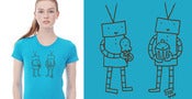 Image of CakeSpy Robots Eating Cupcakes T-Shirt