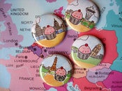 Image of CakeSpy Cuppie Around the World Pin