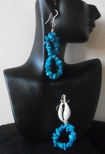 Image of Turquoise Beaded Ear-Ring Collection (1)