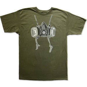 Image of RESPIRATOR - men’s military green t-shirt