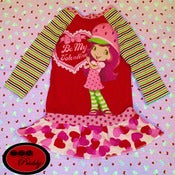 Image of **SOLD*Strawberry Shortcake Valentine's Dress - Size 3T/4T