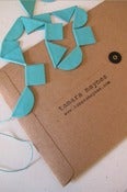 Image of NEW INSTORE > Leather Garland in Tiffany Blue
