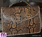 Image of Marazetti Python Velvet Tote