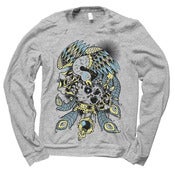 Image of Peacock Raglan Crewneck Sweater