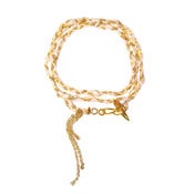 Image of Rice Pearl Wrap Bracelet