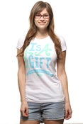 Image of BHG Intelligence is A Gift Women's White T-Shirt