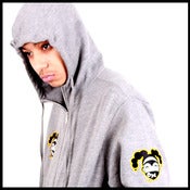 Image of CRY4DWI HOODY [GREY/RED] #CRY4DWI #EXCLUSIVE