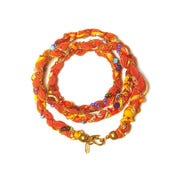 Image of Sufi Silk Scarf Wrap Bracelet - Rose