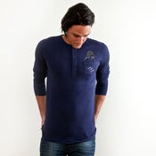 Image of The Bowler Hat Henley {Deep Sea}