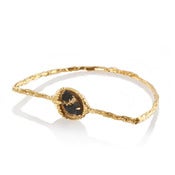 Image of Petroleum gold bangle