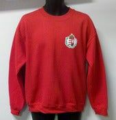 Image of Red Fleece with Hungarian Crest