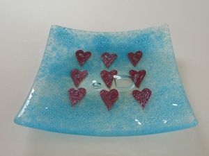 Image of Small Fused Square Dish 