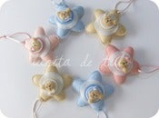 Image of OSITO Y OSITA ESTRELLITA (CELESTE, ROSA O BEIGE)