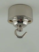 Image of hook | type 5 | nickel | pattress