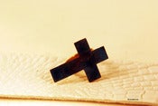 Image of XL Bronze Cross Ring