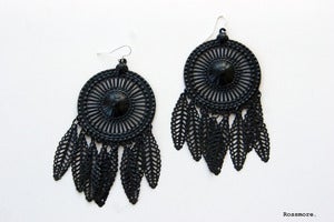 Image of Rossmore. DARK DREAM EARRINGS