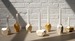 Image of Dorit Wood Candle Holders in Gold