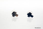 Image of Rossmore. Cross Earrings Studs