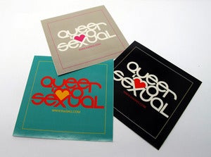Image of "Queermosexual" sticker 3 pack