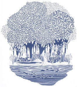 Image of Lily Pond - Limited Edition Silk Screen Print
