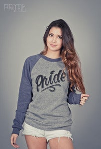 Image of Cursive Pride Unisex Crewneck