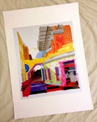 Image of The Aylesbury Town Hall: Perspective study of canteen and entrance to records department