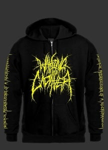 Image of Waking The Cadaver "Perverse Recollections Of A Necromangler" Zipper Hoodie