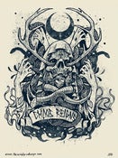 Image of GRINDESIGN - CHAOS REIGNS limited print
