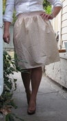 Image of Vintage Rose Print Skirt
