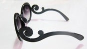 Image of Black Swirl Sunglasses