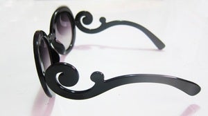 Image of Black Swirl Sunglasses