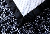 Image of Black & White Damask
