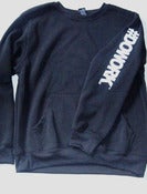 Image of #DOWORK. Crewneck - Black (Sleeve Print)