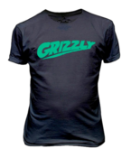 Image of BLACK/GREEN GRIZZLY TEE