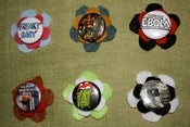 Image of Bobby Joe Ebola "Felt Badges" 1" Buttons