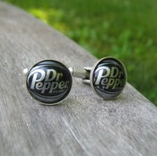 Image of Dr. Pepper - Bottle Cap Cuff Links