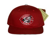 Image of Vintage Inspired Cincinnati Reds Snapback Hat By American Needle  Cooperstown Collection