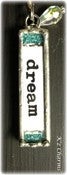 Image of 1/2x2 Glittered Solder Skinny Stick Charm