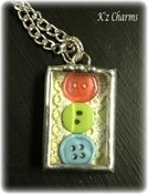 Image of 1x1.5 Button Solder Charm