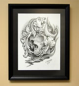 Image of Original Drawing of Skull