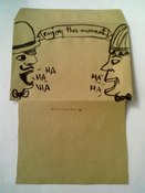 Image of "1st class" gritting card