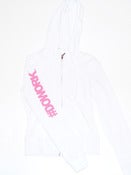 Image of #DO WORK. Hoodie (White & Pink)