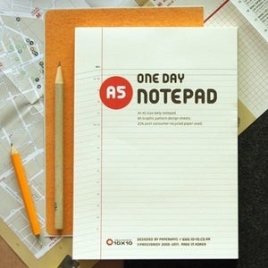 Image of Paperways A5 one day notepad