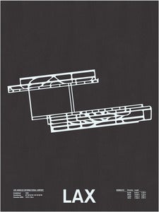 Image of LAX: Los Angeles International Airport Screenprint