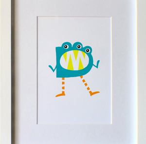 Image of monster letter print